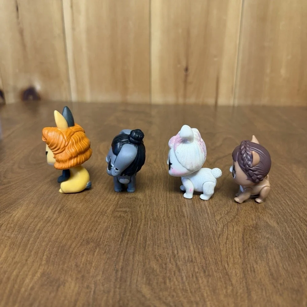 LOL Surprise Pets Lot‎ Of 9 Mixed Dogs Cats Bunny Monkey Figurines MGA Toys